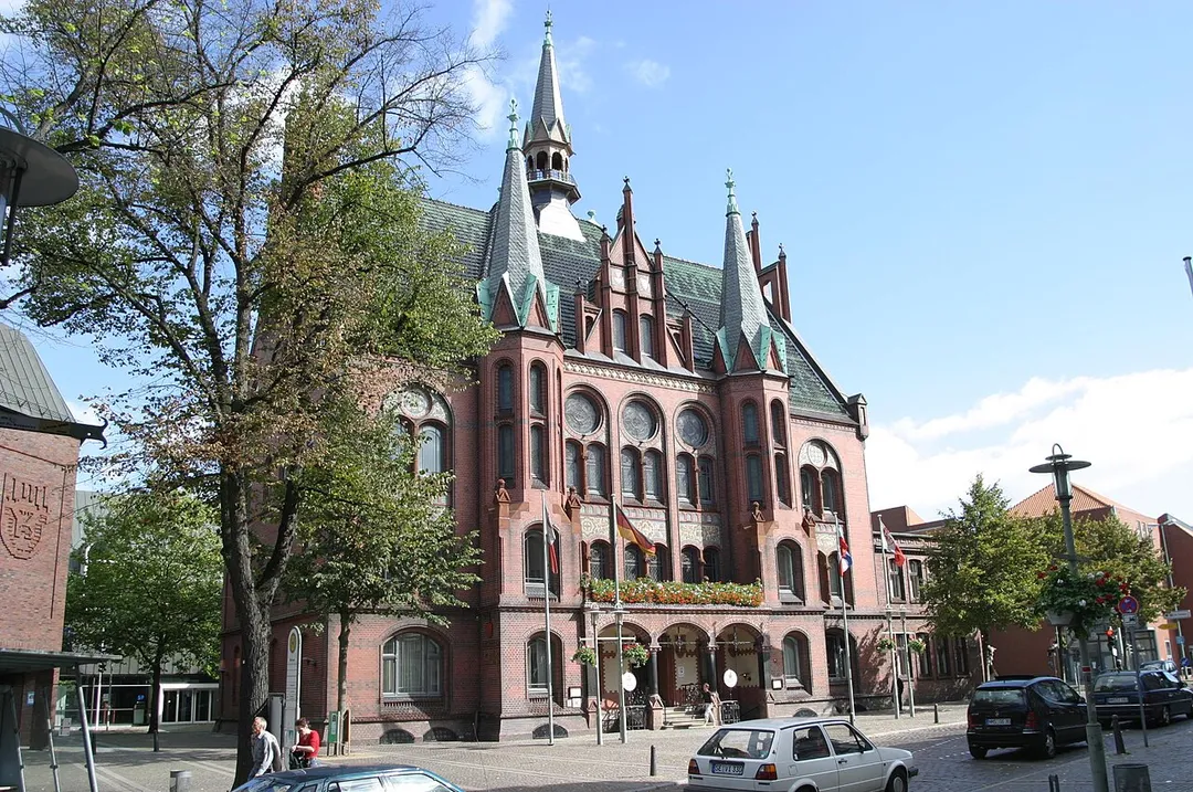 Neugotisches Rathaus (city hall), Neumuenster Germany