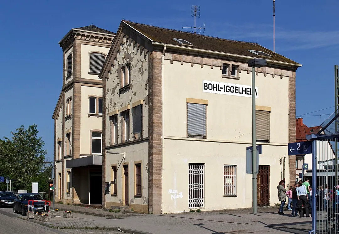 Bahnhof in Böhl-Iggelheim, Ortsteil Böhl