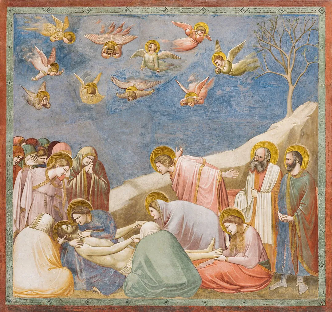 Reproducción de alta calidad de la Lamentación sobre Cristo muerto de Giotto di Bondone de la Capilla Scrovegni
