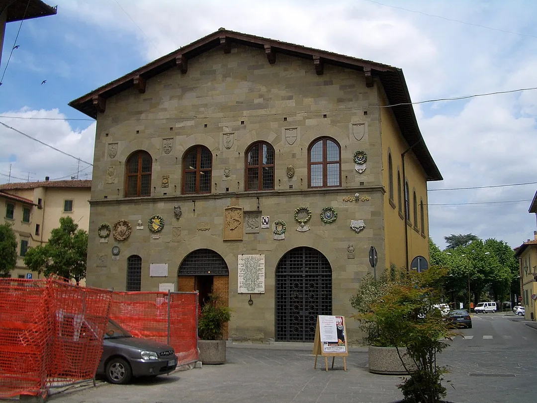 The public library in the town Borgo San Lorenzo, Tuscany