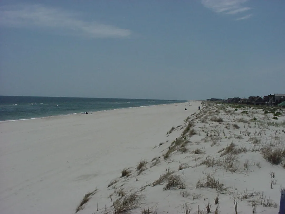 Beach in the borough of Seaside Park, New Jersey