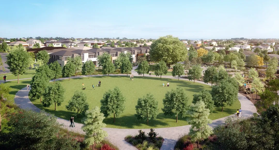 An artist's impression of Acacia Botanic Ridge's open space