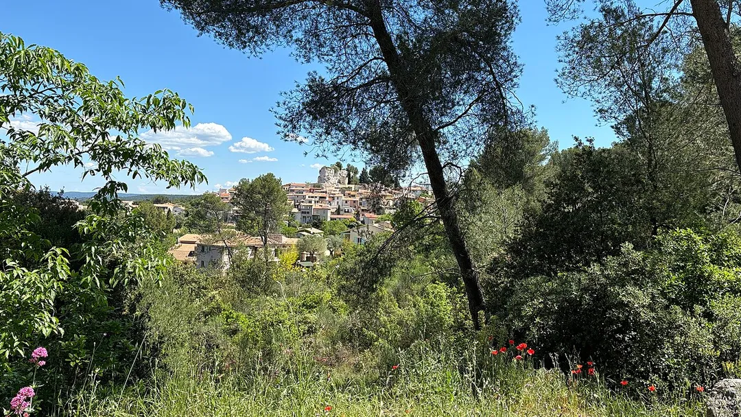 Bouc-Bel-Air (Bouches-du-Rhône) vu depuis le chemin des Lys