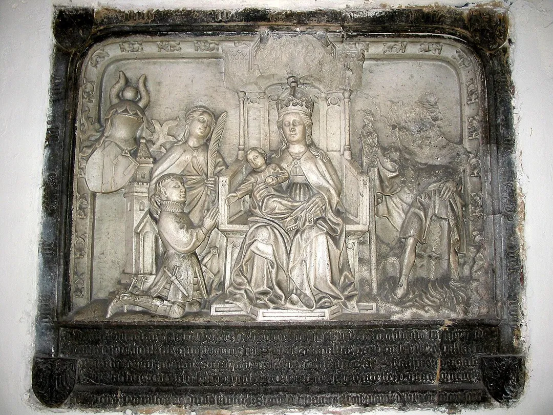 Boussu (Belgium), the Thierry de Hennin Liétard funerary memorial (1406-1430).