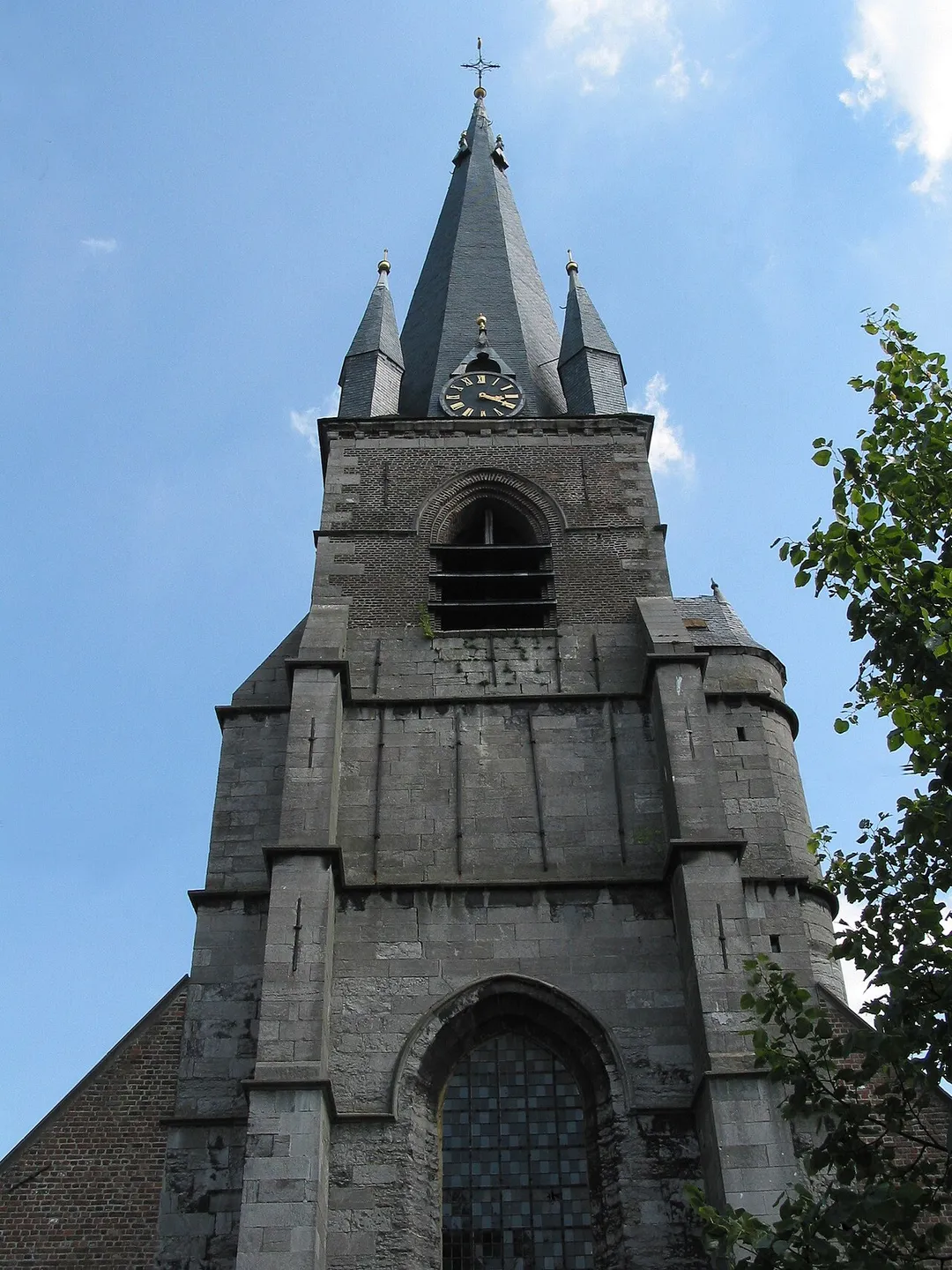 Boussu (Belgium), the Saint Gery church (XVII-XIXth century).