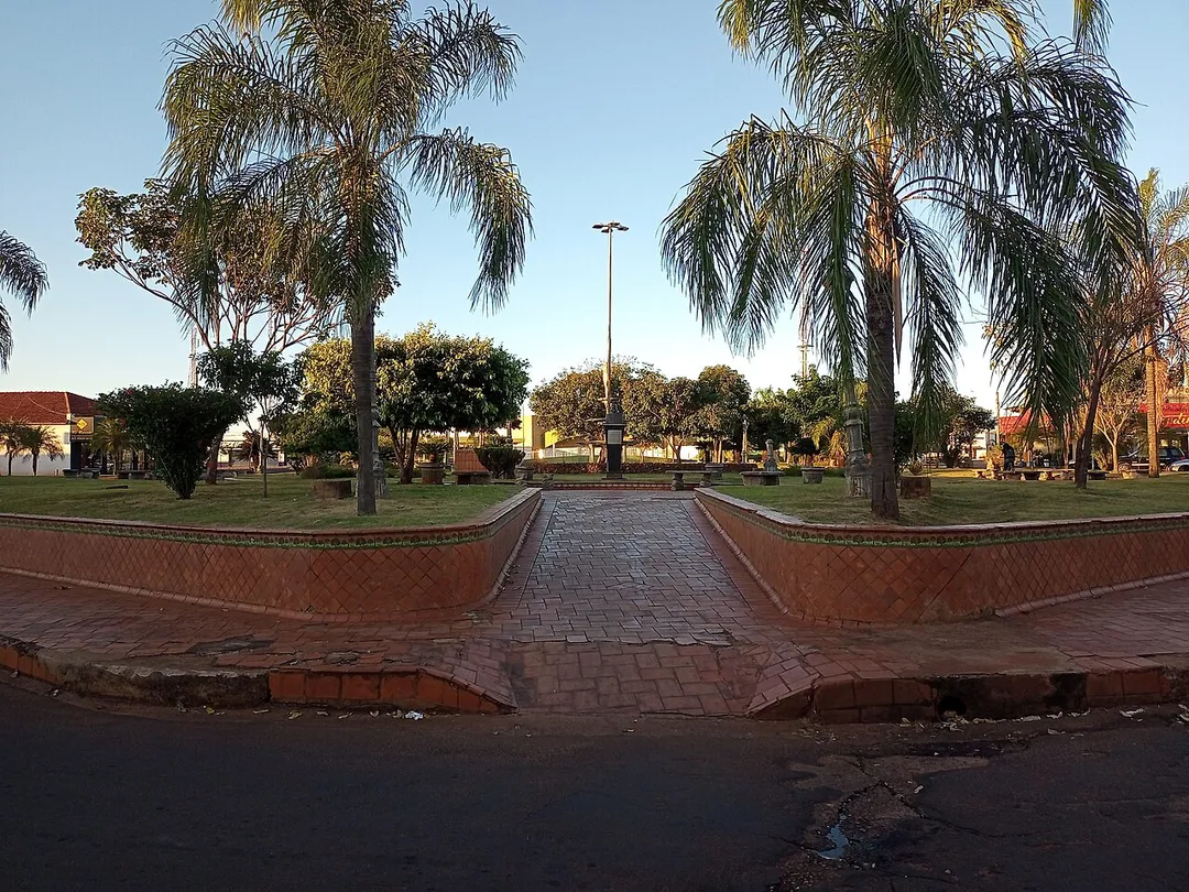 Paisagens do município de Brasilândia no estado do Mato Grosso do Sul