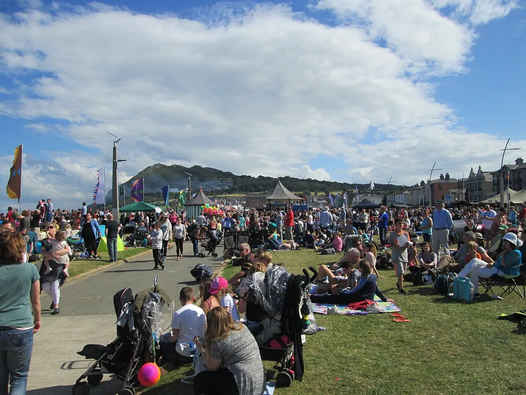 Bray Air Show from Esplanade