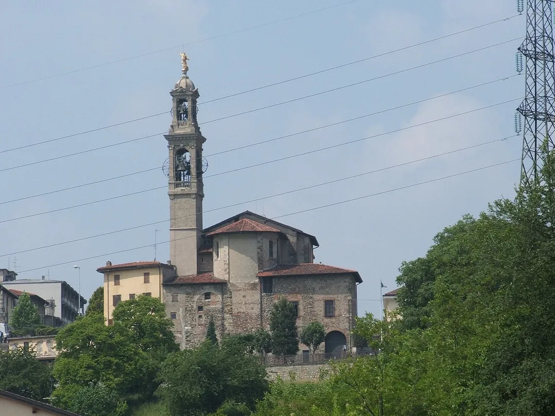 Brembate di Sopra, Bergamo, Italy - Parish church of the Assumption (back)