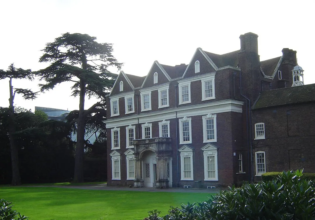 Front aspect of Boston Manor House, a Jacobean House in Hounslow