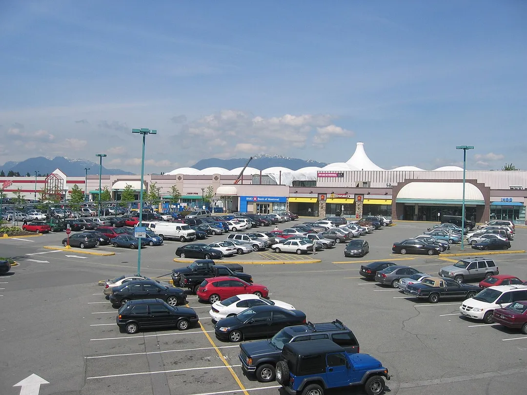 Brentwood Town Centre shopping mall. Burnaby, BC, Canada.