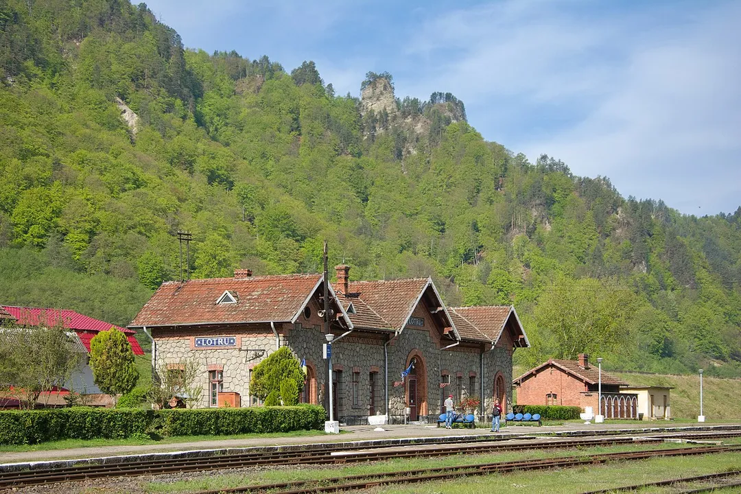 Lotru railway station, Romania