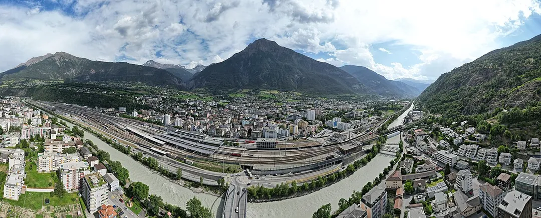 Brig aerial panorama 150622