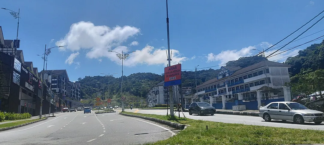 Cameron Centrum area in Downtown Brinchang, Cameron Highlands