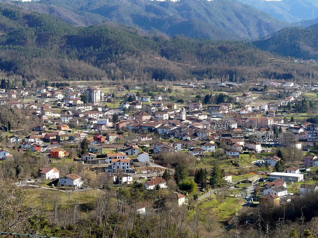Panorama da Bozzolo di Brugnato, Liguria, Italia