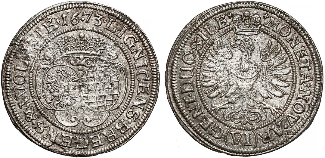 6 krajcarów Brzeg 1673
