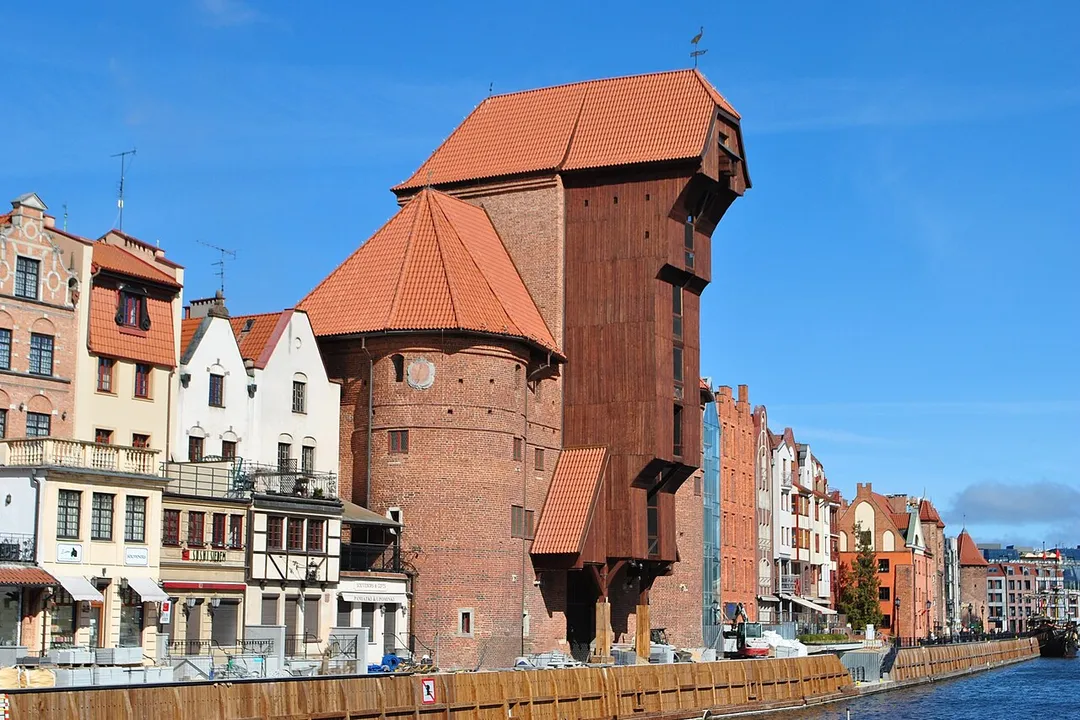 Gdańsk - Śródmieście. Długie Pobrzeże. Brama Żuraw