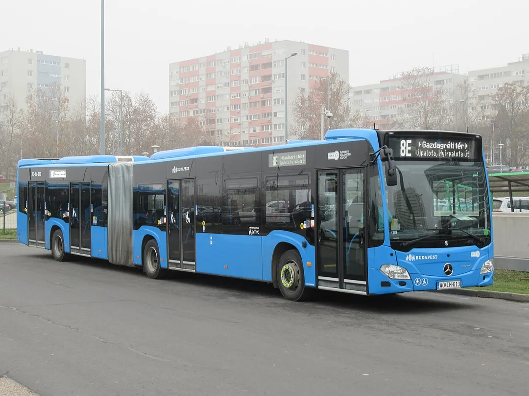 Mercedes-Benz Citaro C2-S3-G a 8E vonalon, Budapest, Kelenföld vasútállomás M