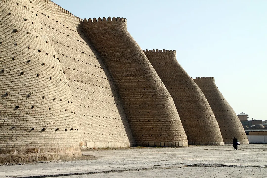 The Ark fortress in Bukhara, Uzbekistan
