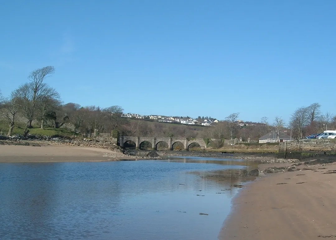 Desembocadura del río Crana en Buncrana