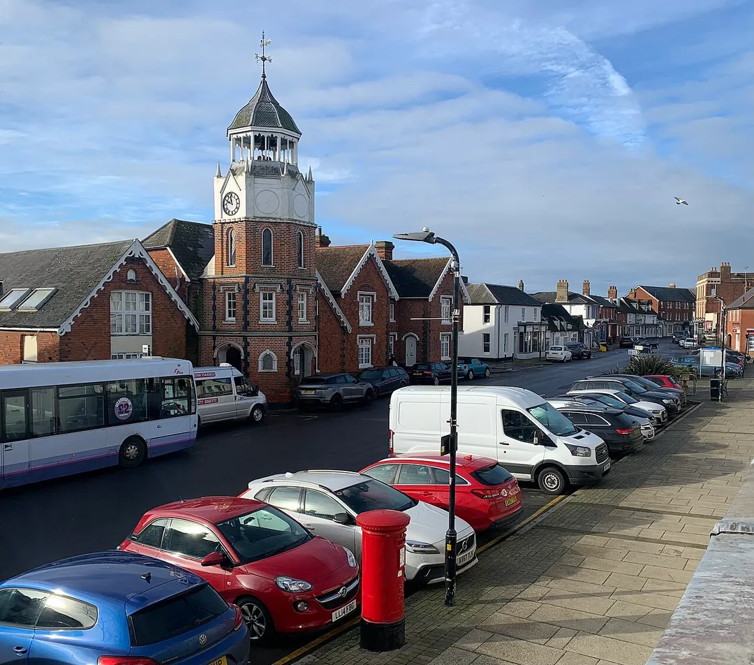 The high street in Burnham on Crouch, Essex