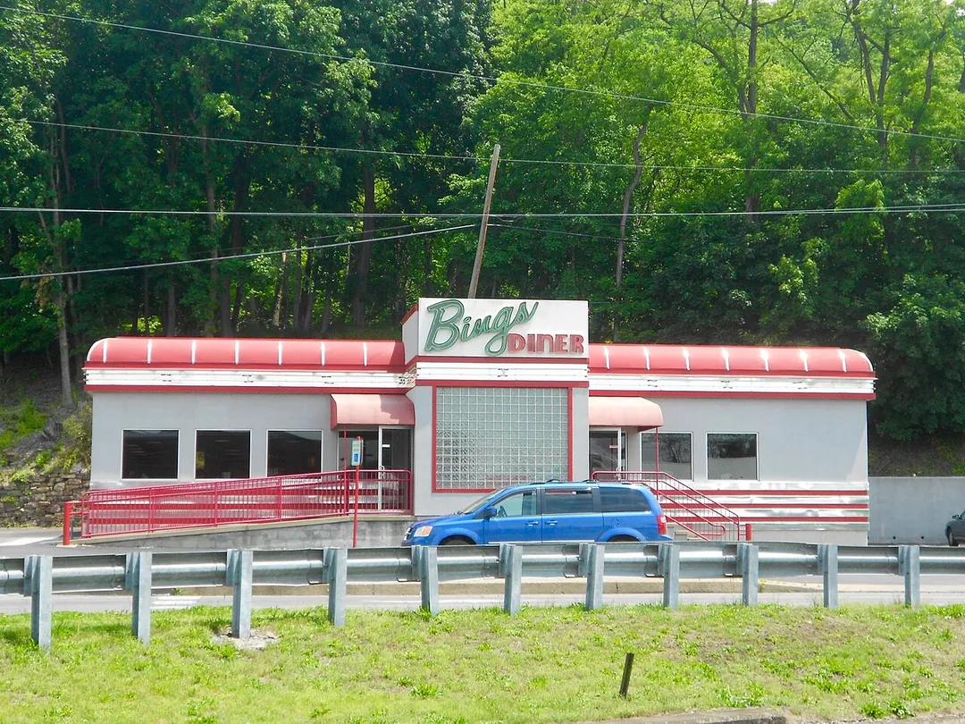Bing's Diner in Burnham, Pennsylvania near the Standard Steel plant