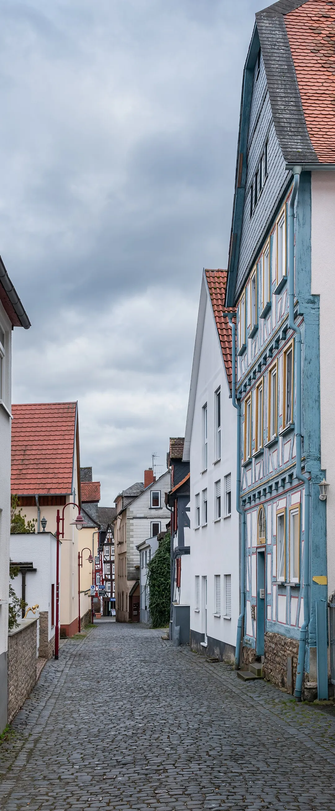 Hirschgasse in Butzbach, Hesse, Germany