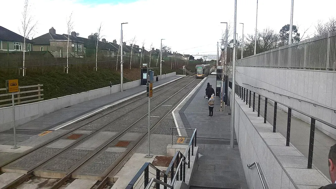 Cabra Luas Stop, Dublin, Ireland (2019).