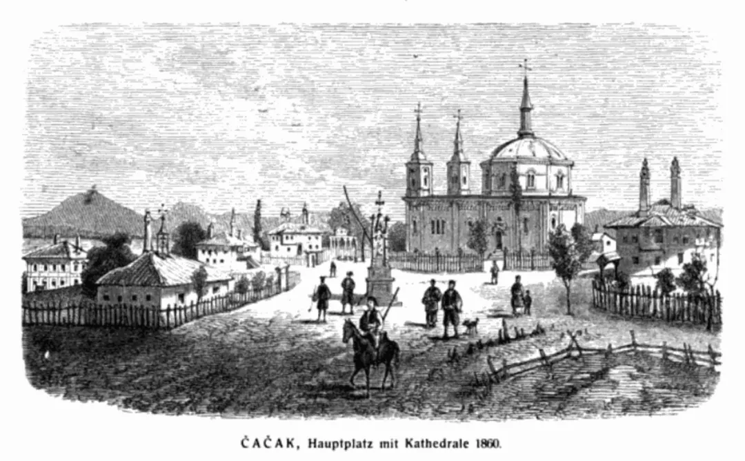 Čačak in 1860