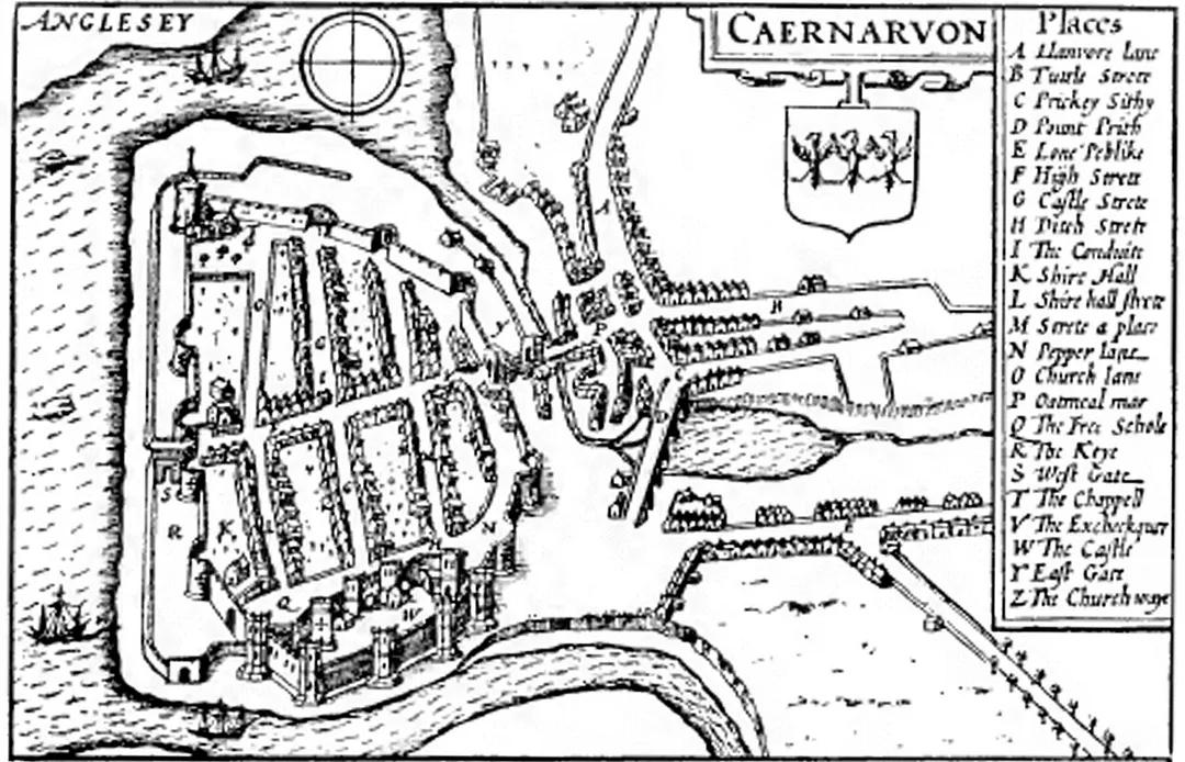 Caernarfon, 1610