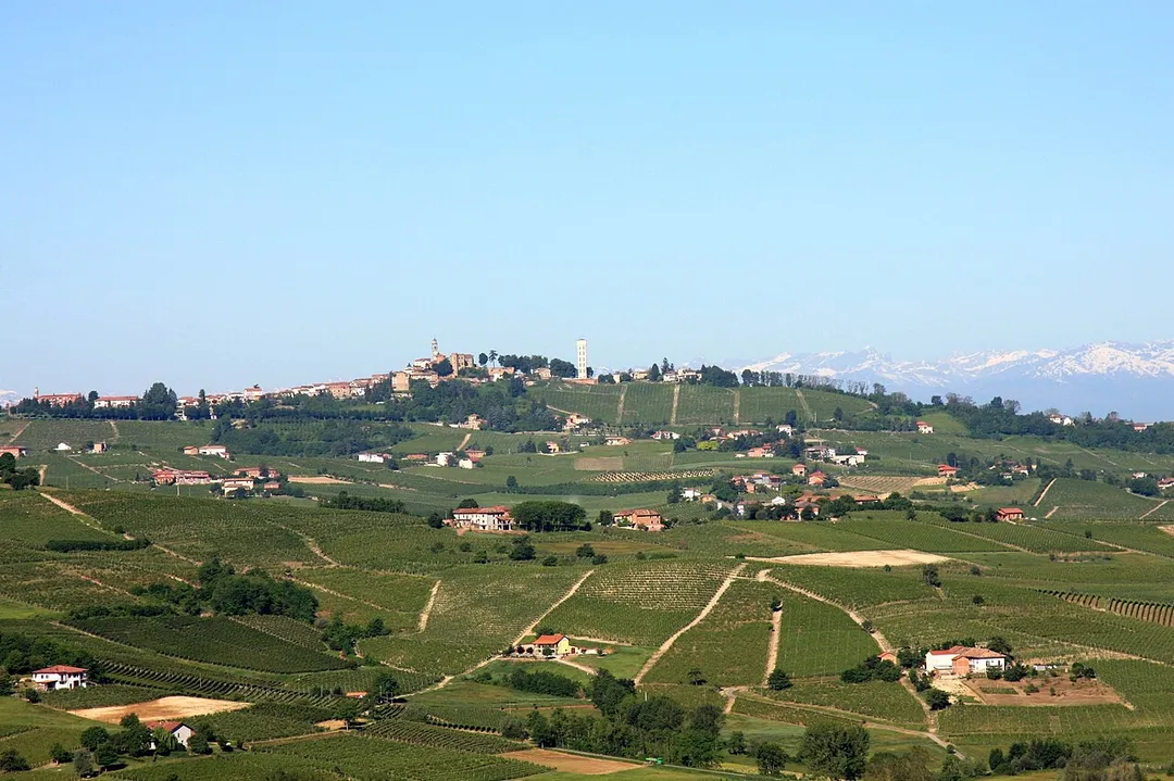 Calosso from San Marzano Oliveto, Piedmont, Italy