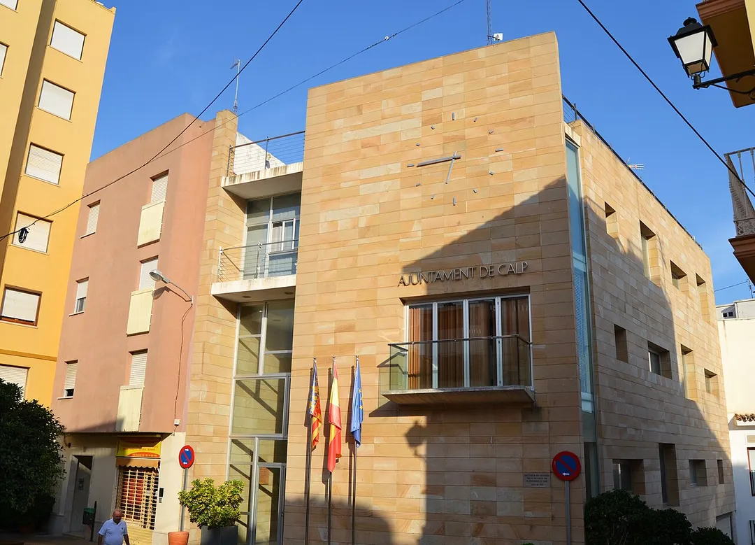 Ajuntament de Calp, Marina Alta.