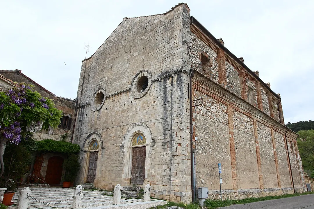 church and monastery San Francesco, Calvi dell'Umbria, Province of Terni, Umbria, Italy