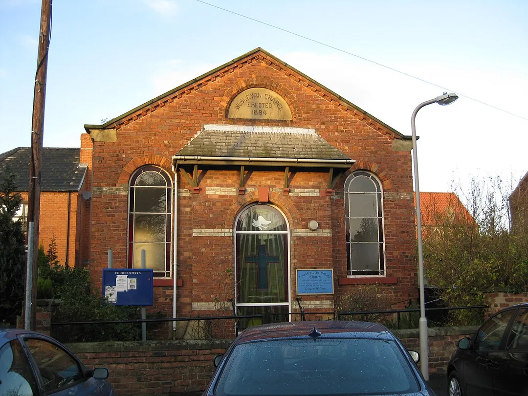 Methodist church in Brigg Lane, Camblesforth, North Yorkshire YO8 8HJ. Built in 1894 as a Wesleyan Chapel.