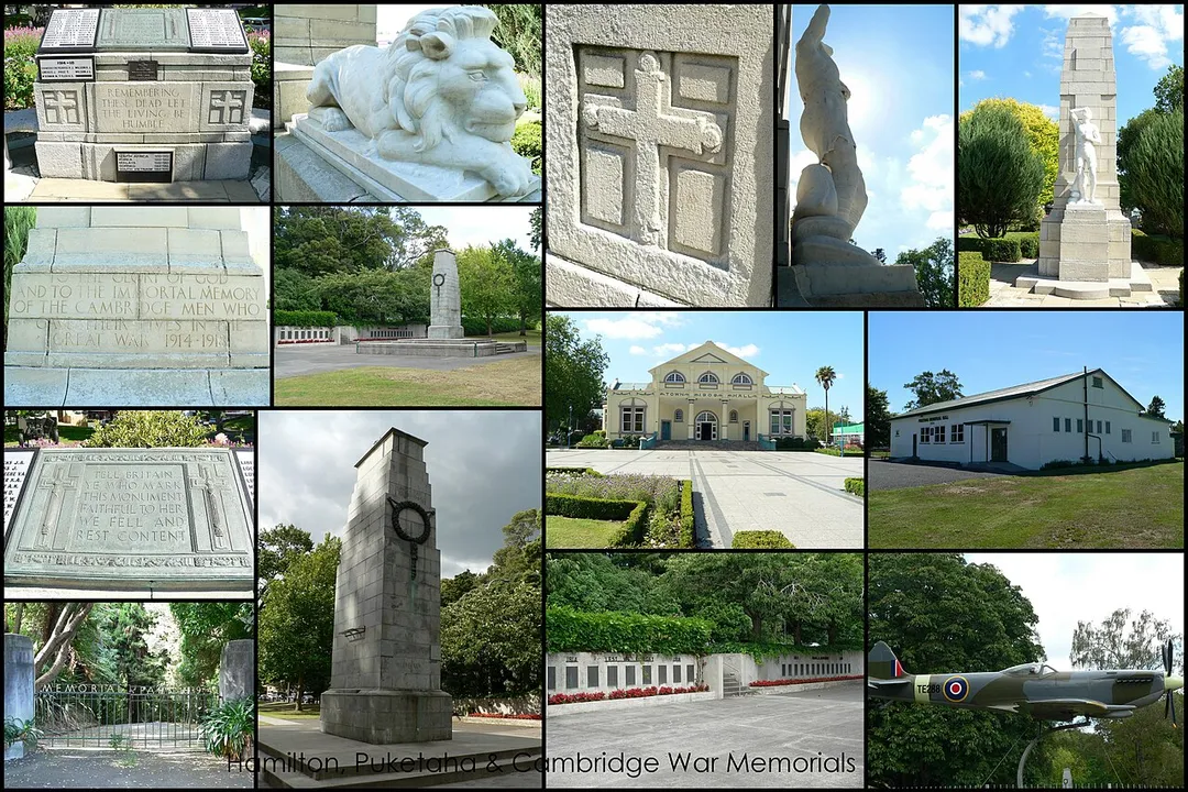 Hamilton Puketaha &amp; Cambridge war memorials, including the Cambridge World War One Memorial, NZHPT registration number 4186 (Category II)