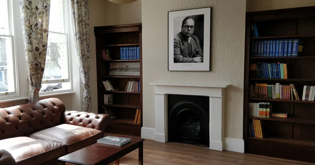 Interior of Ambedkar House, 10, King Henry Road