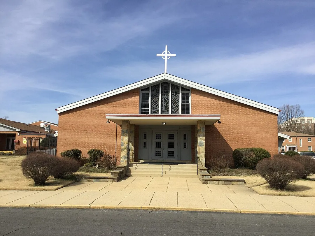 Front view of St Phillip, Camp Springs, MD