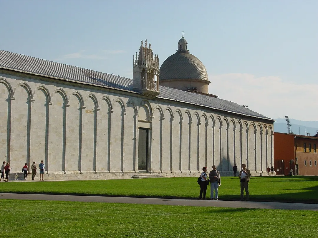 Facade of the Camposanto di Pisa.