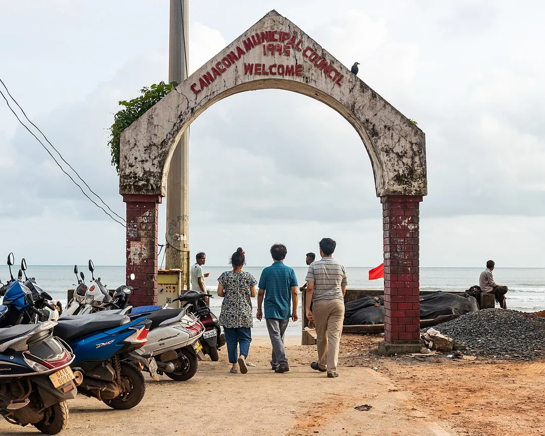Canacona Municipal Council arch, Palolem