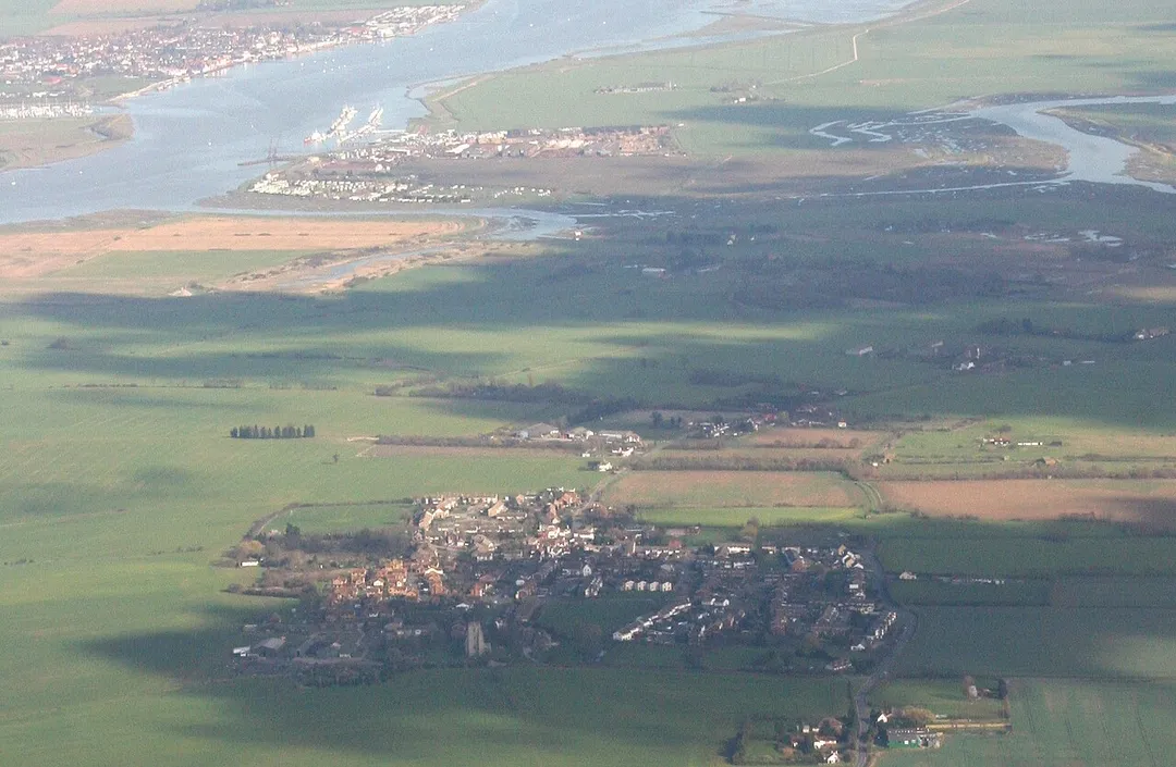 aerial photo of canewdon essex