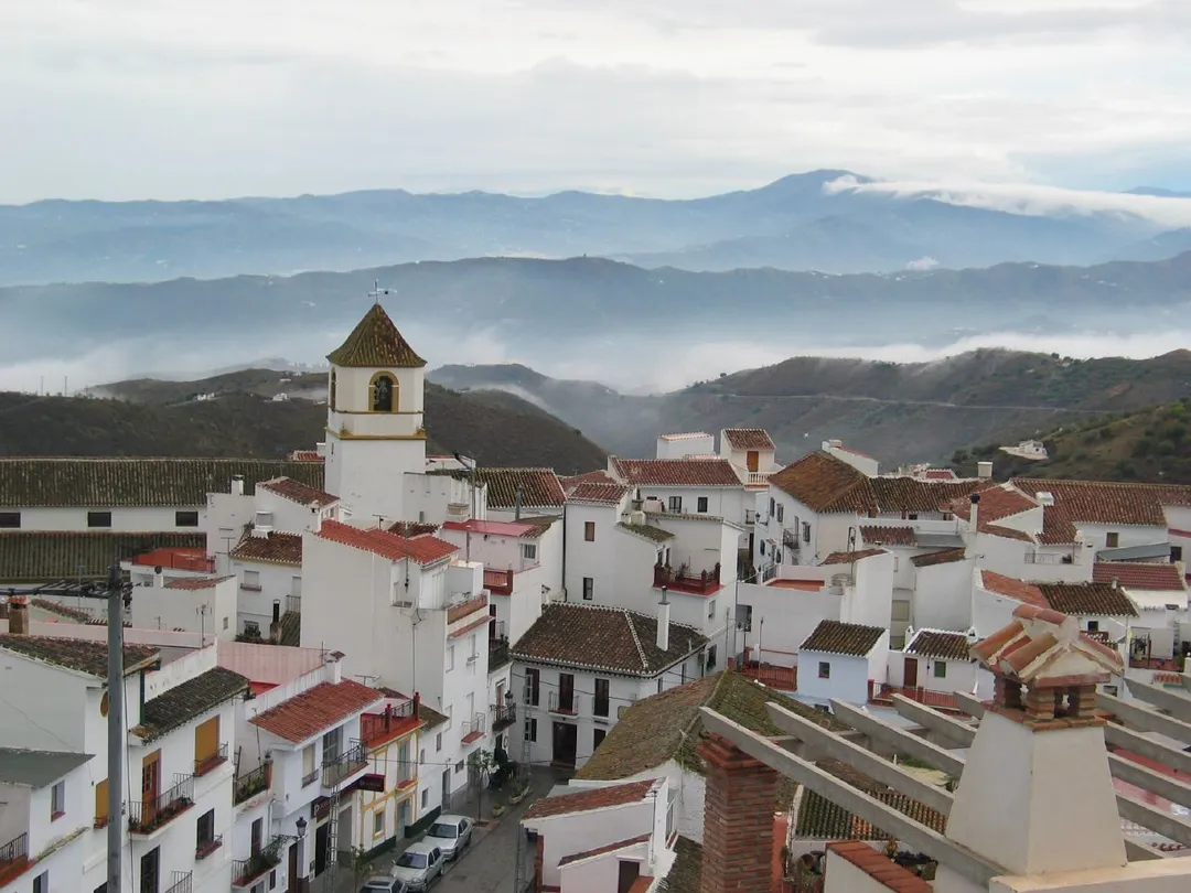 View of Canillas de Aceituno, Spain.