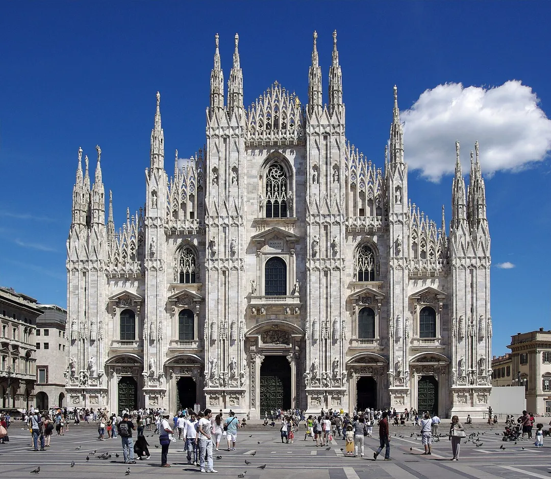 Facade of the Milan Cathedral, Milano, Italy