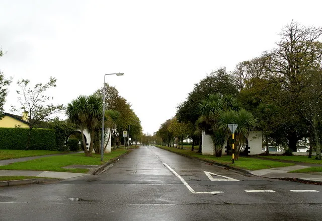 Water Park road junction in Carrigaline, Cork, Ireland