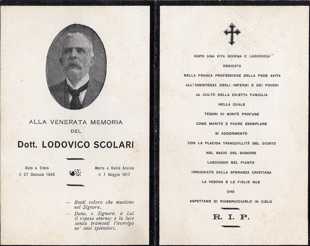 Il Dott. Lodovico Scolari era proprietario del podere  denominato  "La Spagnola" nei comuni di  Motta Visconti, Casorate Primo e Trovo. Era stato sindaco di Motta Visconti dal 1910 al 1911