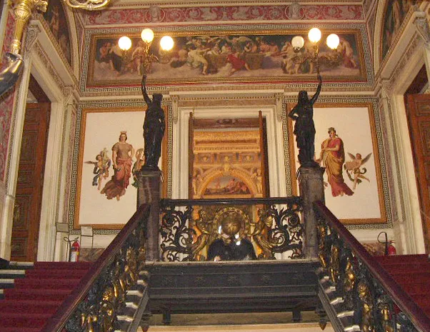 Interior of the Palácio do Catete in Rio de Janeiro, Brazil