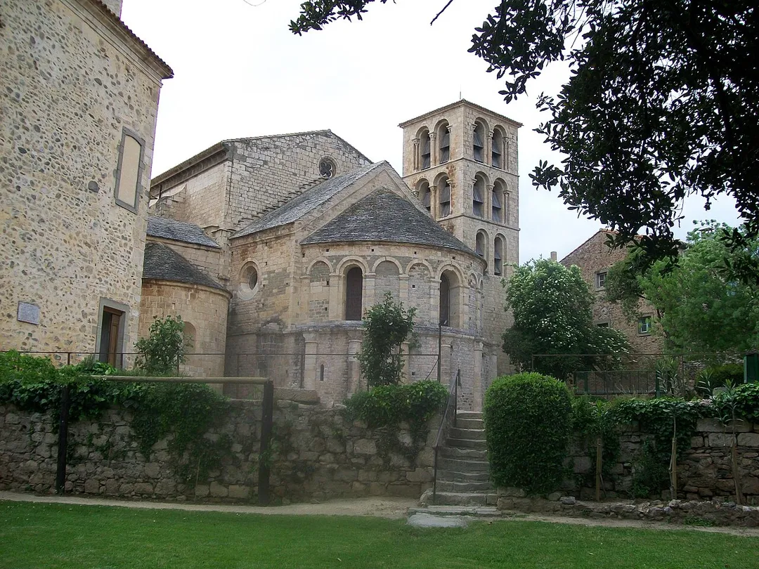 Ancienne abbaye de Caunes-Minervois (Aude, France).