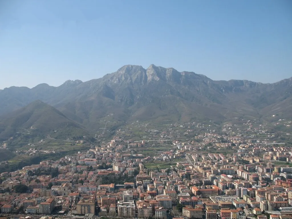 Cava de' Tirreni - Panorama da Monte Castello