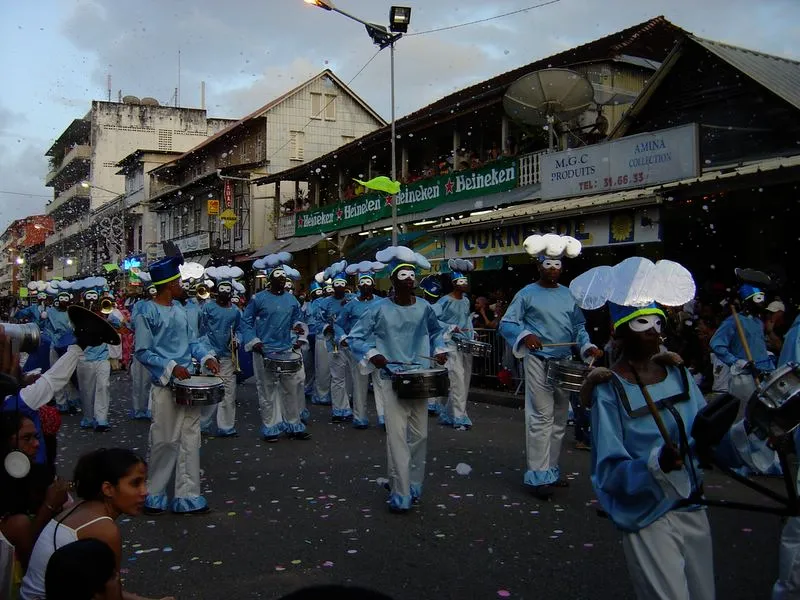 Carnival in Cayenne streets in 2006