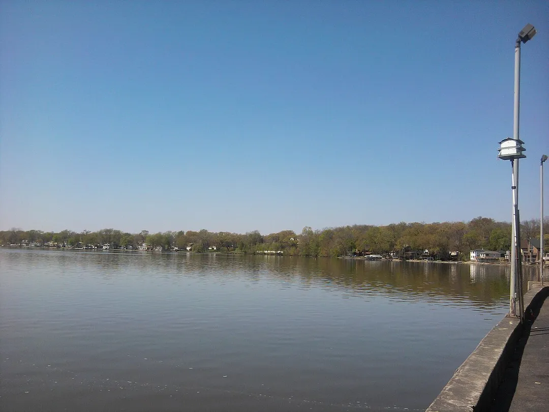 Cedar Lake, looking west