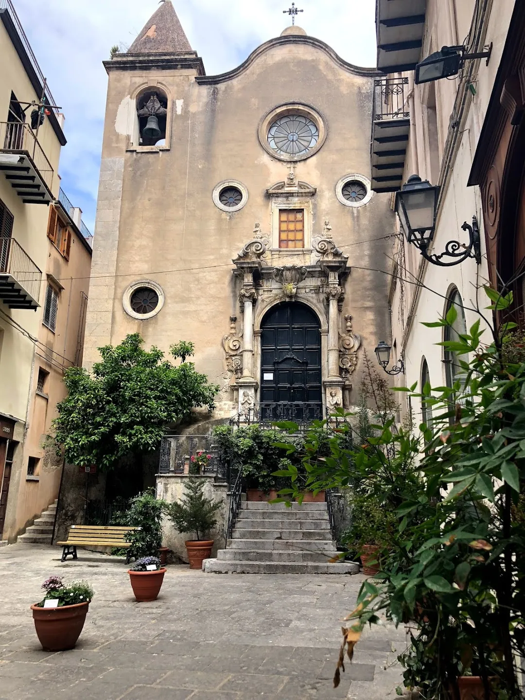 Church of Saint Stephen Protomartire (Saint Stephano or Church of Purgatory) in Cefalù, Italy.