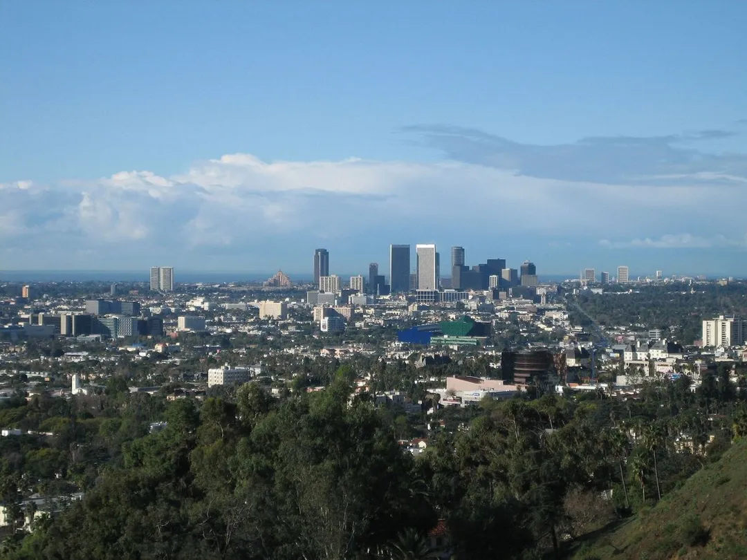 Westside of Los Angeles — seen from Runyon Canyon Park in Los Angeles. 

With the skyline of the Century City neighborhood in LA.
Credits
Photo taken by Alex Shkirenko.